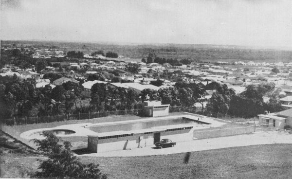 An old photo of the Circular Head War Momorial Pool