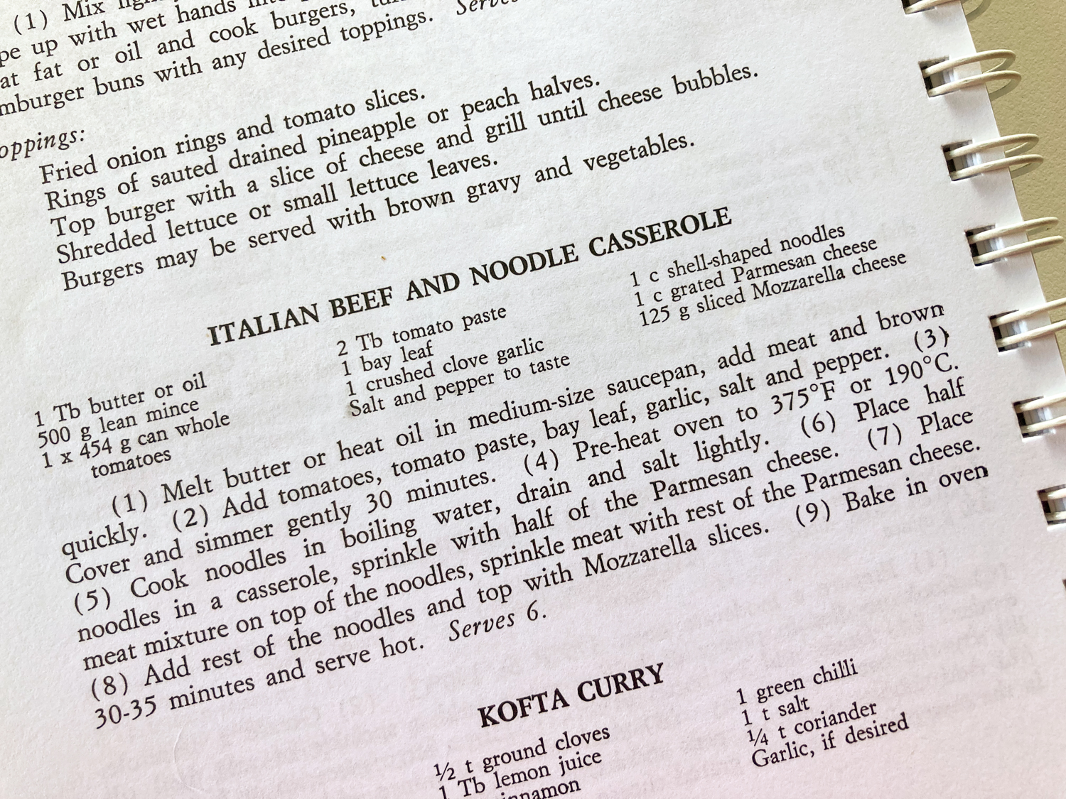A recipe for Italian Beef & Noodle Casserole